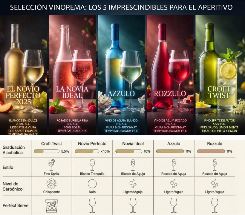 5 vinos de baja graduación para un verano sin resaca